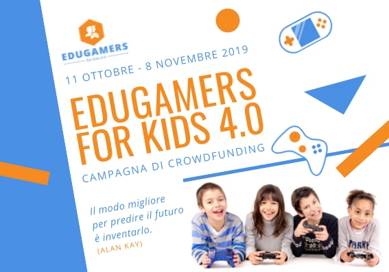 Al via su Eppela il crowdfunding per lanciare EduGamers for kids
