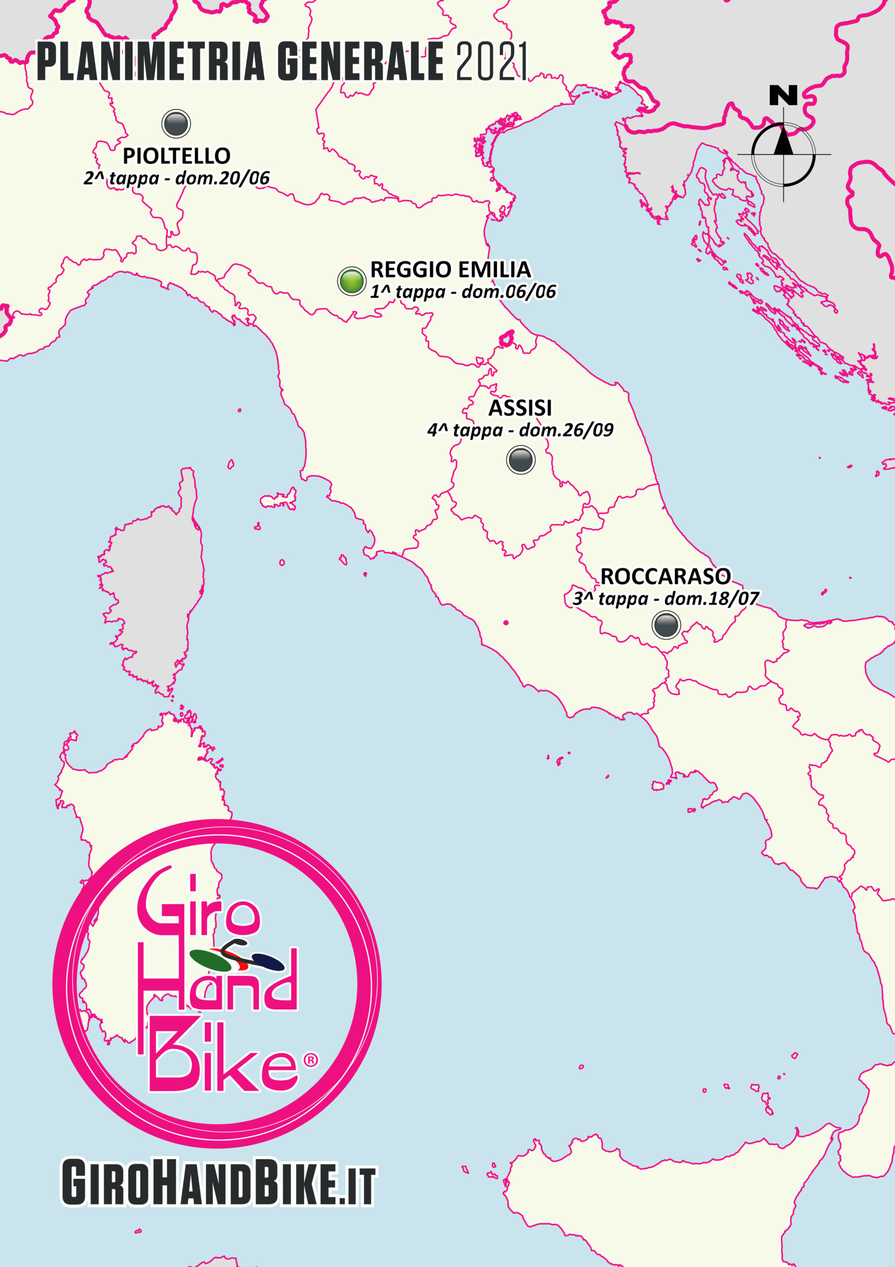 Girohandbike 2021: da Reggio Emilia una grande ripartenza